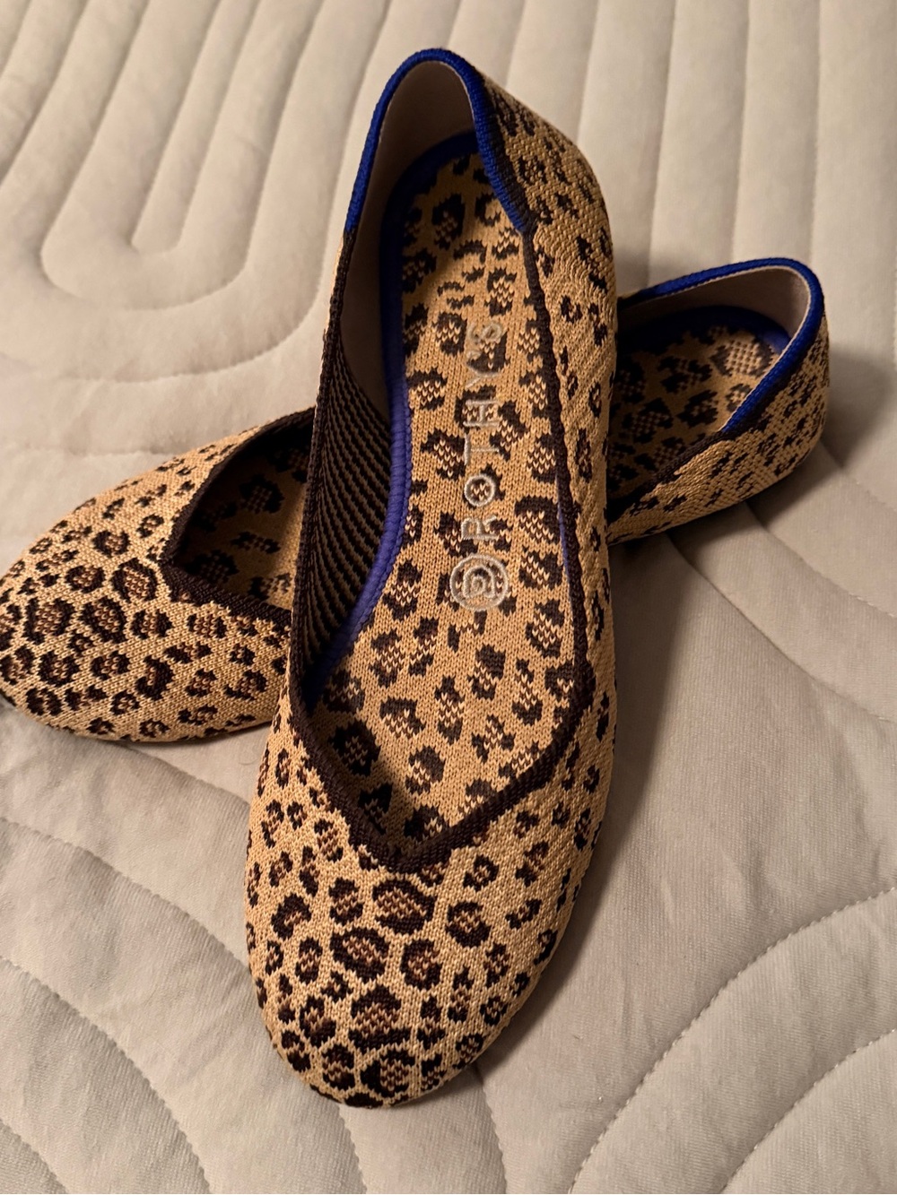 Rothy's Leopard Print Flat 7.5